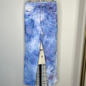 Levi's RIT Tie-Dyed Blue and Purple Jeans